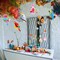 6 Pieces Hawaiian Tropical Parrot Bird Honeycomb Hanging Party Decorations, Summer Tiki Bar Party Decor, Rainforest Decorations Garden Yard Room Decor